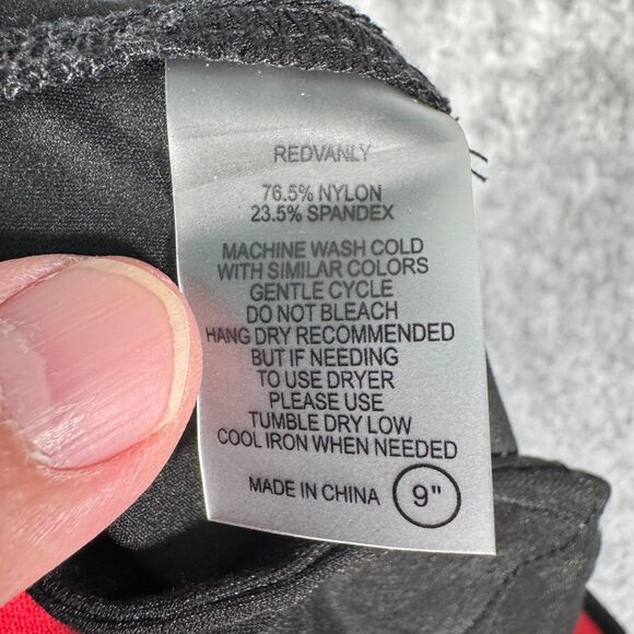 Redvanly Shorts Mens Size Small Black Chino 9" Inseam Golf Performance Pull On - Picture 8 of 8